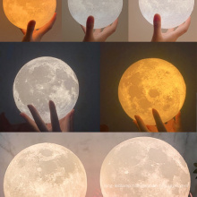 3 D Printing Moon Light for Christmas Celebration Gift